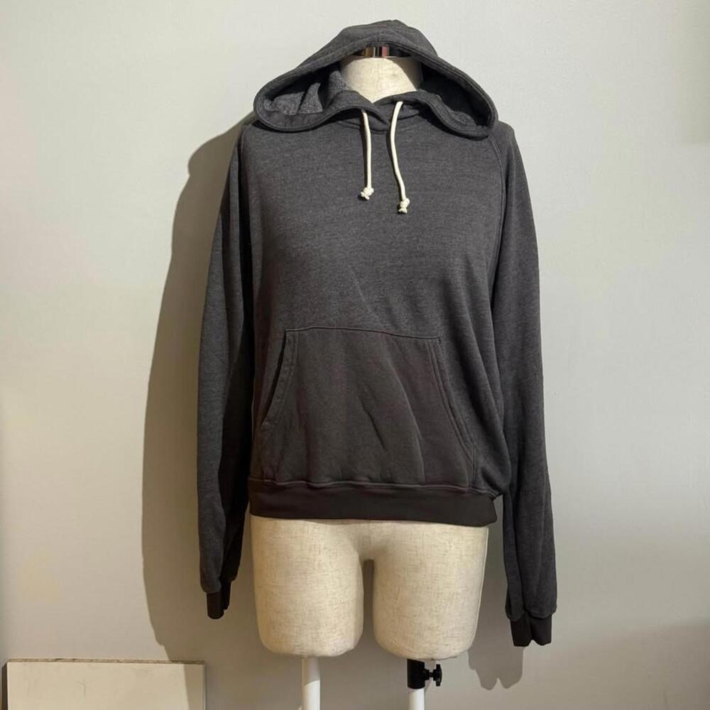 Camp Brand Goods Organic Cotton Soft Fleece Hooded‎ Sweat Shirt Size S